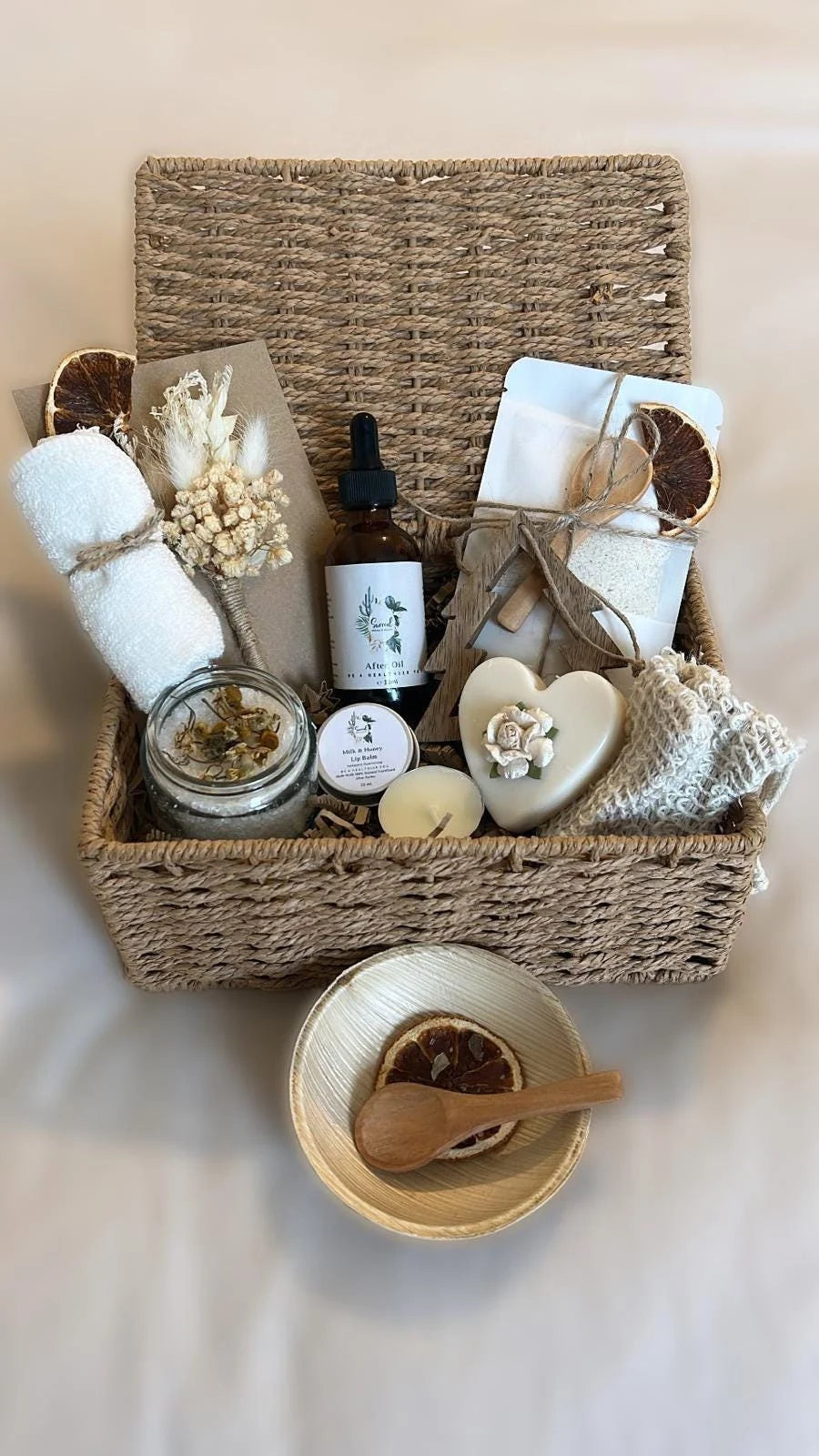 Chamomile Dreams Wicker Basket